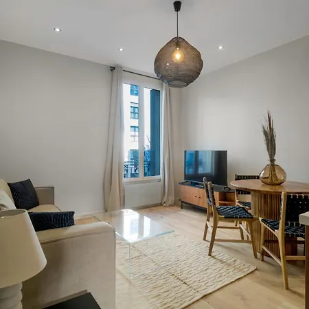 12.appart 4pers#1 Bedroom #pere Lachaise #nation *