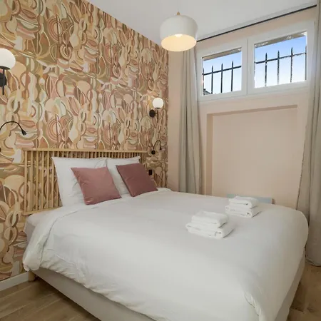 12.appart 4pers#1 Bedroom #pere Lachaise #nation